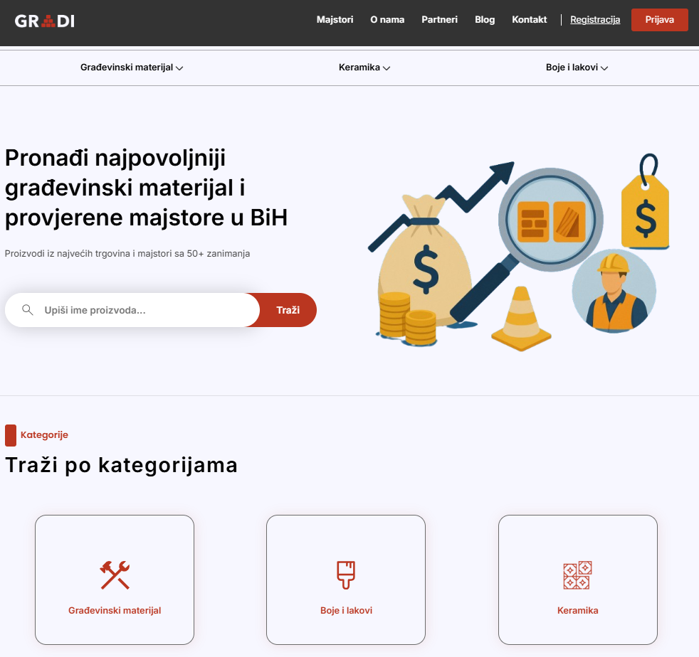 Screenshot 1 of Gradi.ba