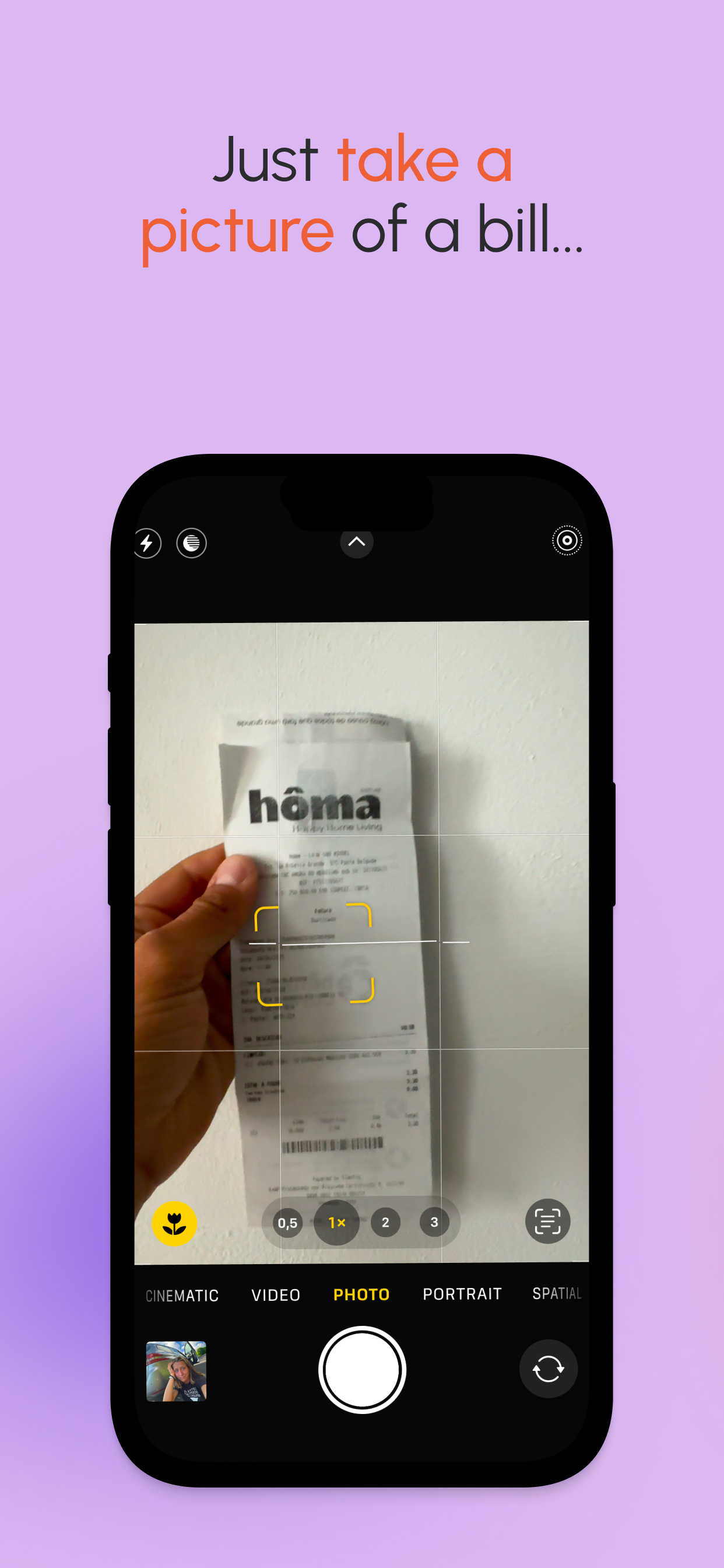Screenshot 2 of Vossa: AI expense tracker 