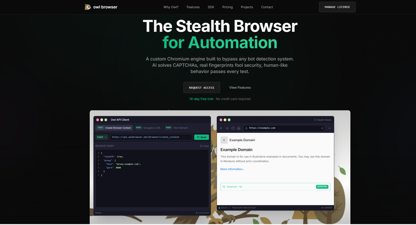 Screenshot 1 of Owl Browser