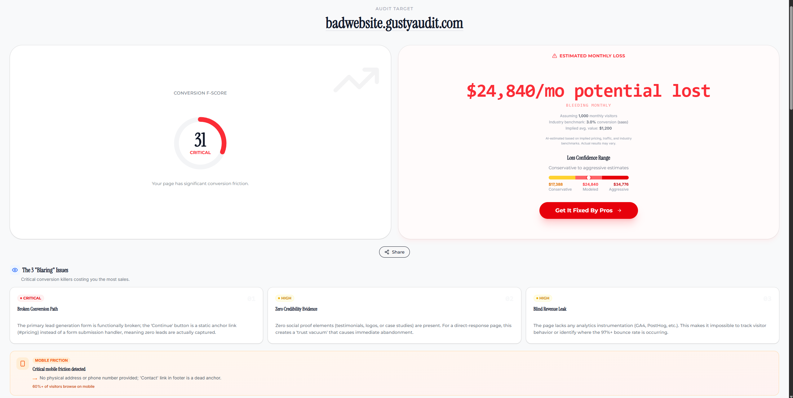 Screenshot 2 of GustyAudit