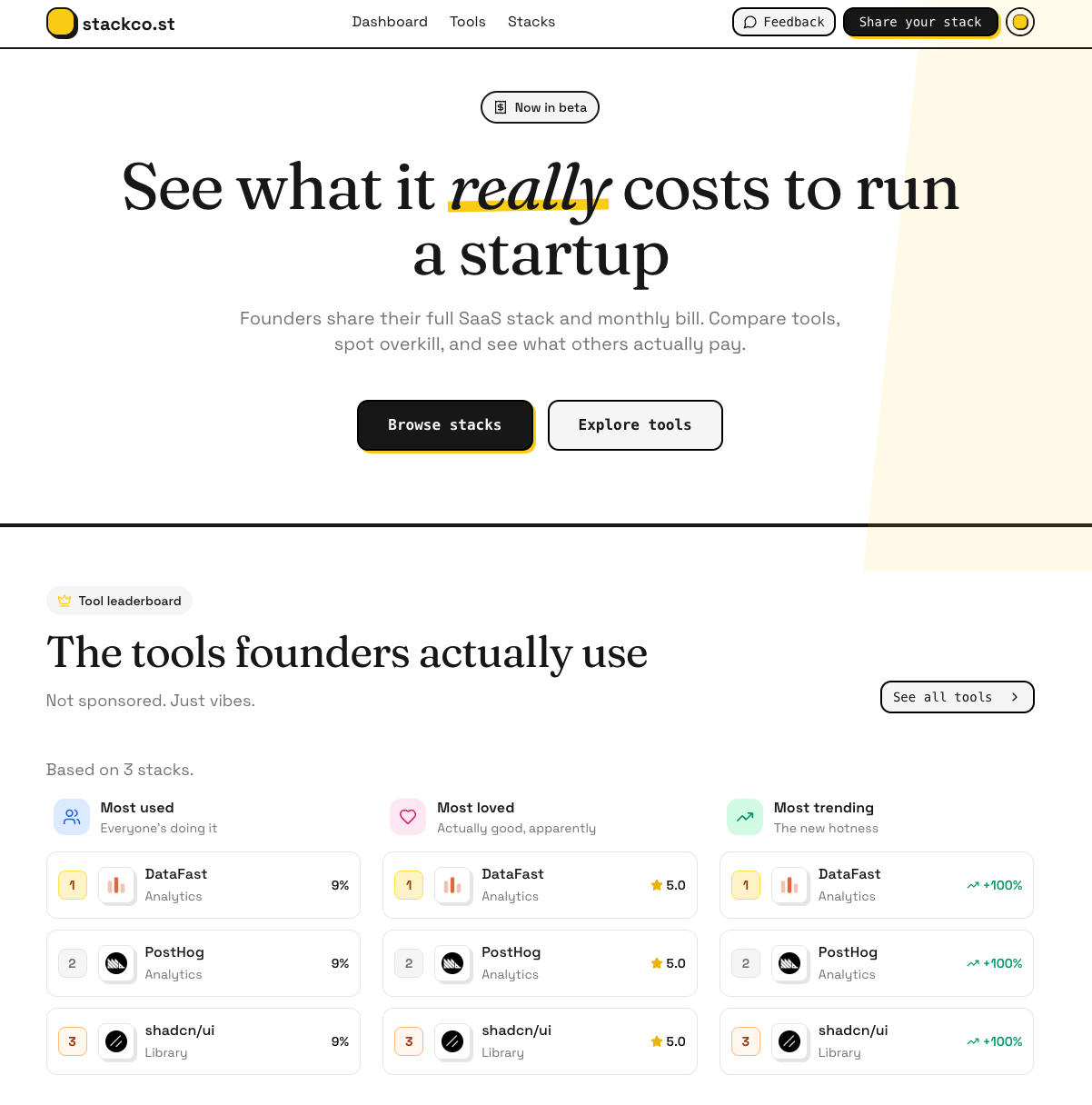 Screenshot 2 of stackco.st