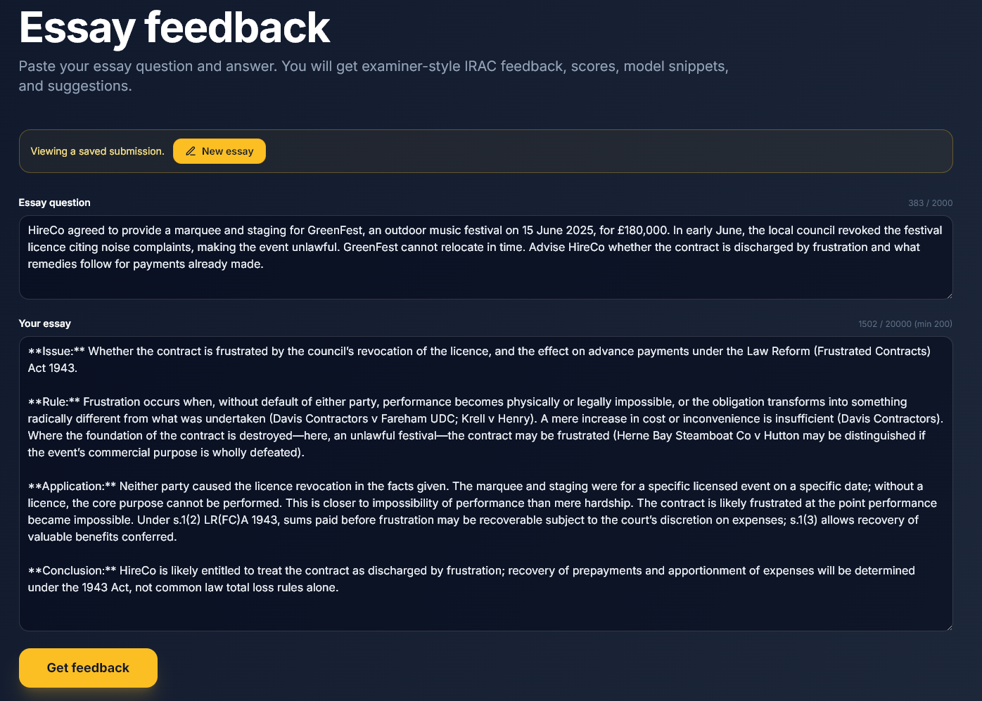 Screenshot 2 of IRAC Coach