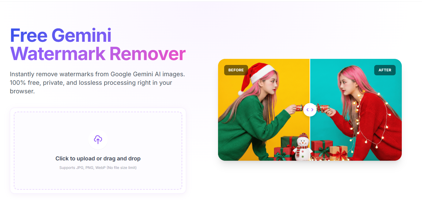 Screenshot 1 of Gemini Watermark Remover