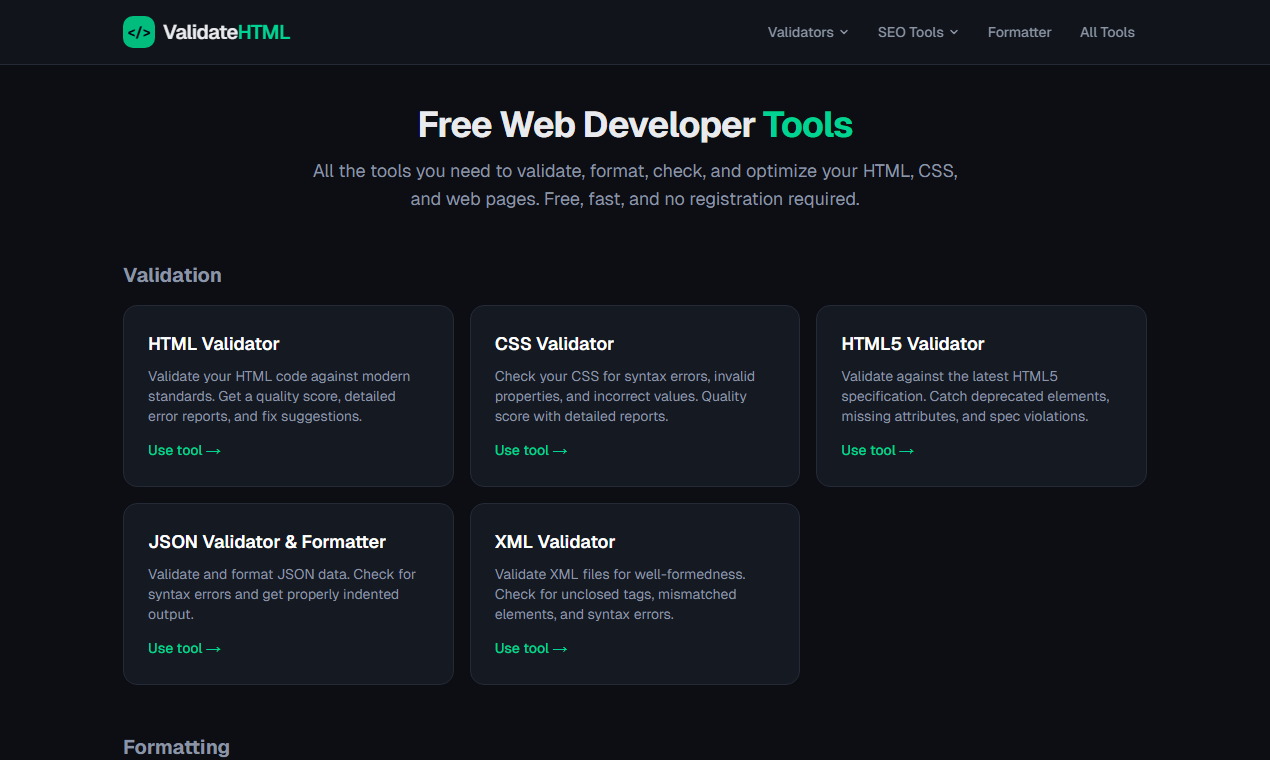 Screenshot 3 of ValidateHTML
