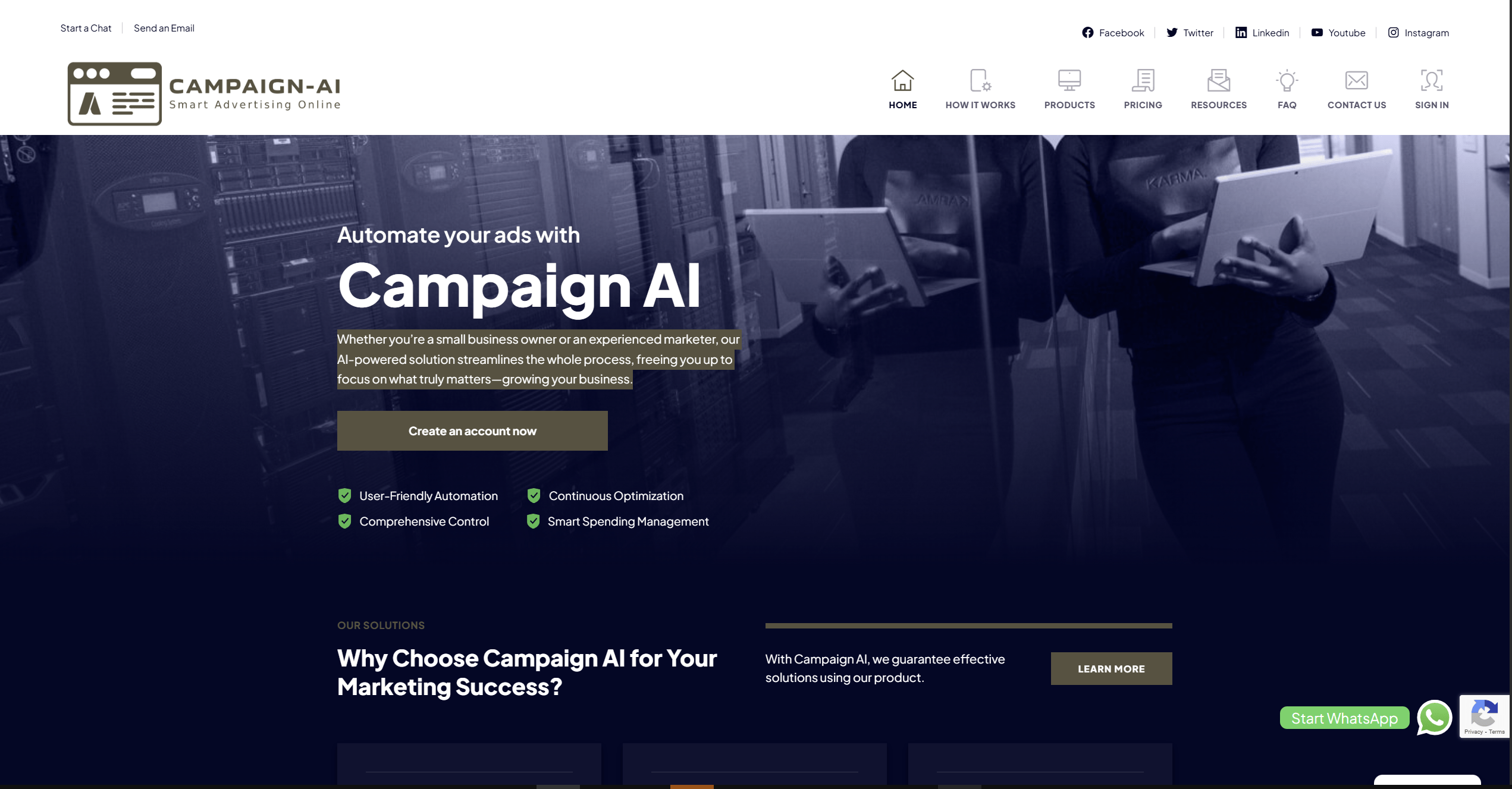 Screenshot 1 of Campaign AI