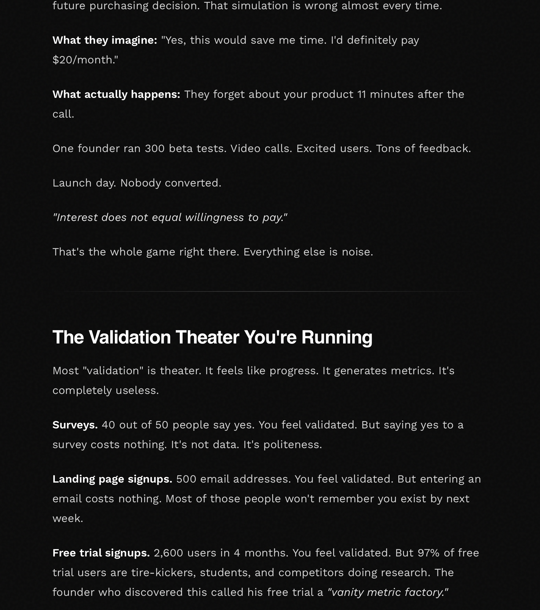Screenshot 2 of The SaaS Validation Playbook