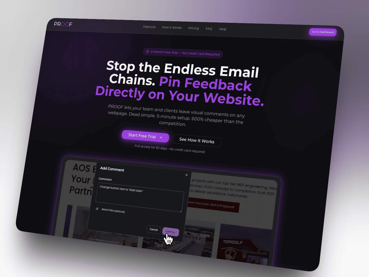 Screenshot 1 of Proofapp