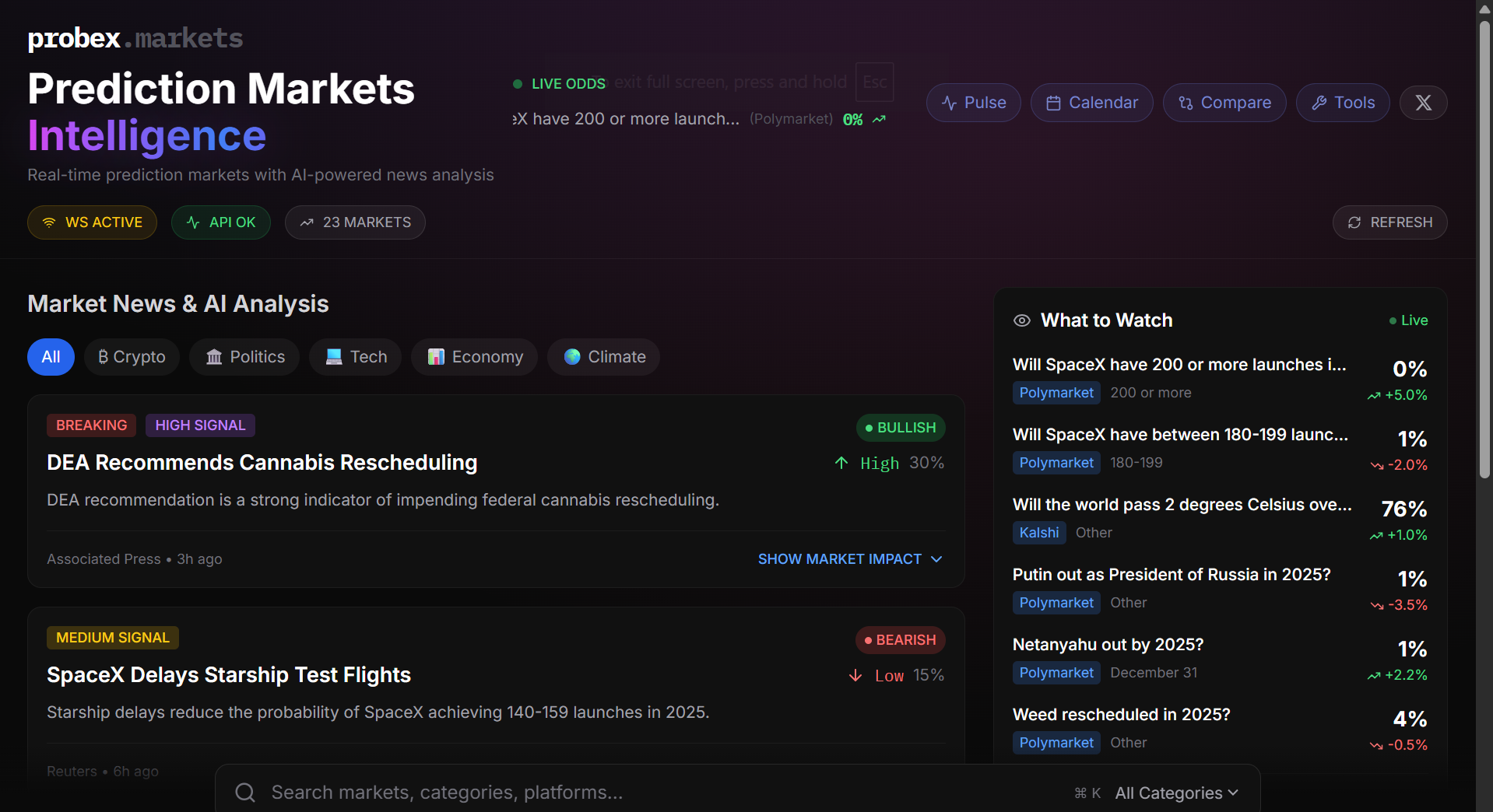 Screenshot 1 of Probability Exchange