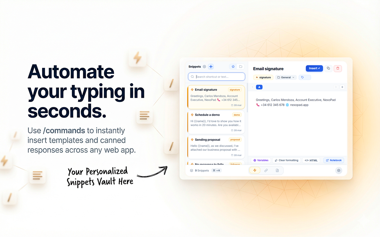 Screenshot 1 of NexoPad - Browser Productivity Hub