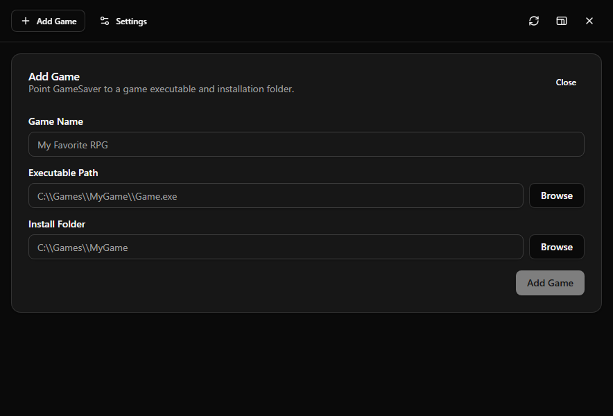 Screenshot 2 of The Game Saver