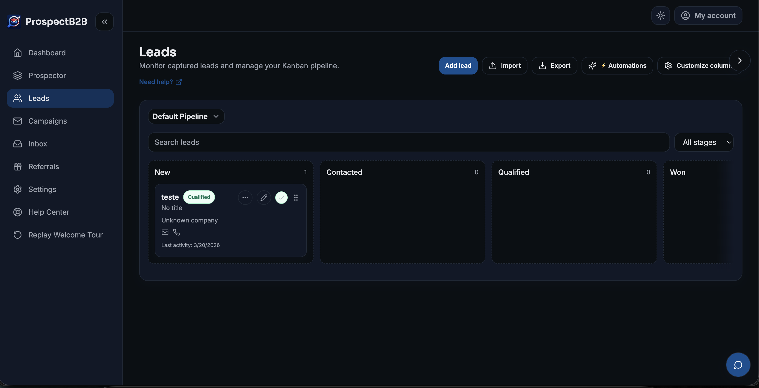 Screenshot 5 of ProspectB2B