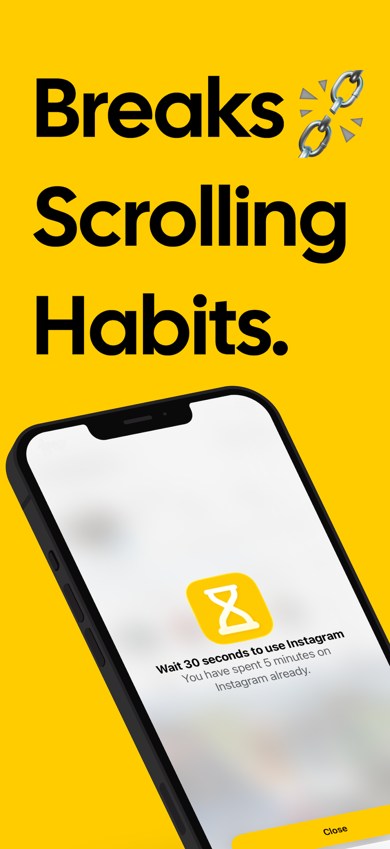 Screenshot 1 of ScrollBump - iOS Doomscroll Break App