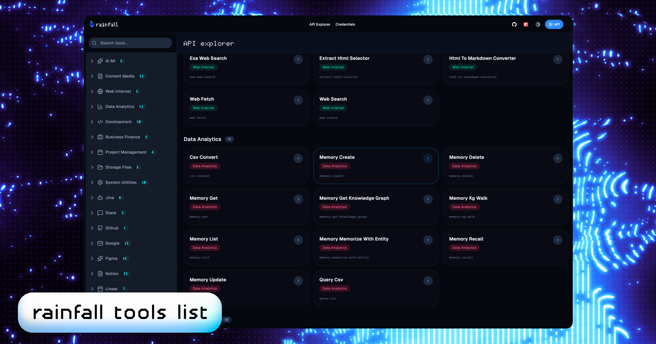 Screenshot 2 of Rainfall DevKit