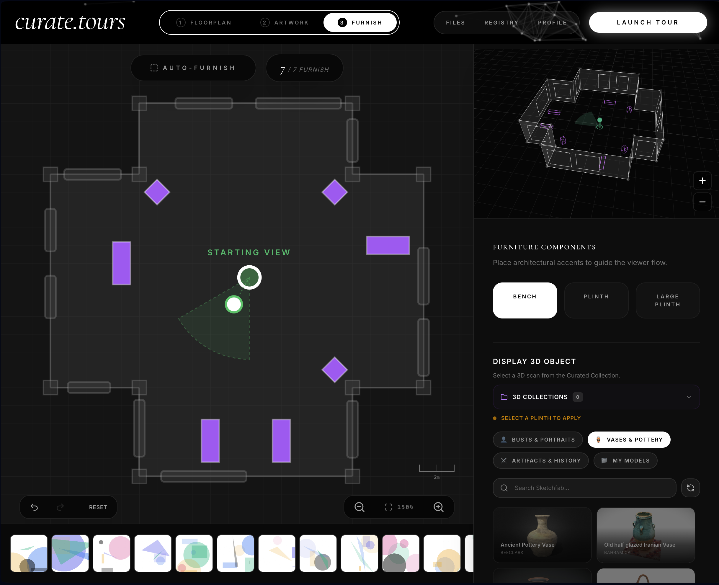 Screenshot 2 of CURATE.TOURS