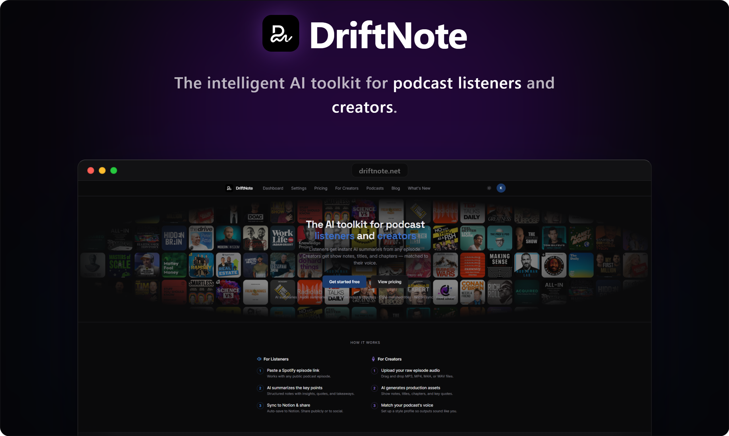 Screenshot 1 of DriftNote