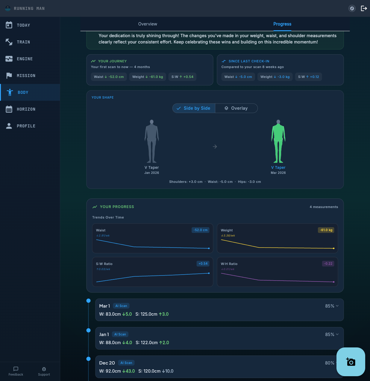 Screenshot 2 of Pelaris AI Fitness Coaching