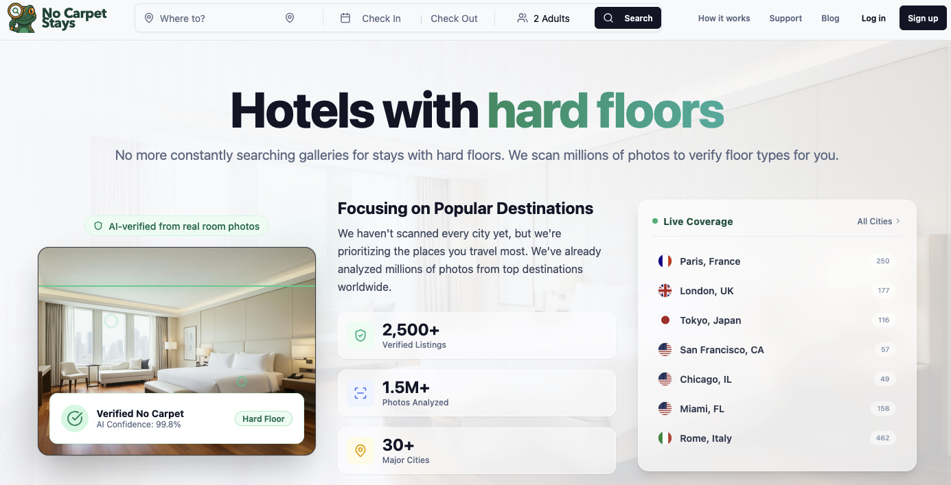 Screenshot 1 of No Carpet Stays