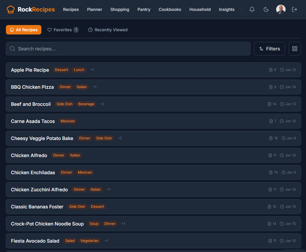 Screenshot 2 of Rock Recipes