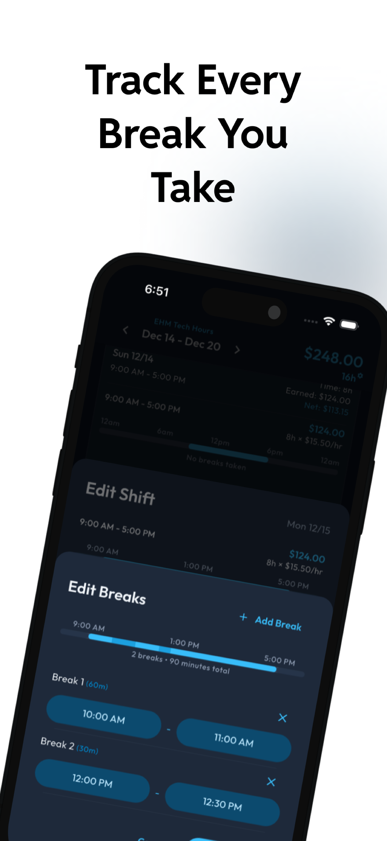 Screenshot 7 of Hours Tracker: Time Clock In