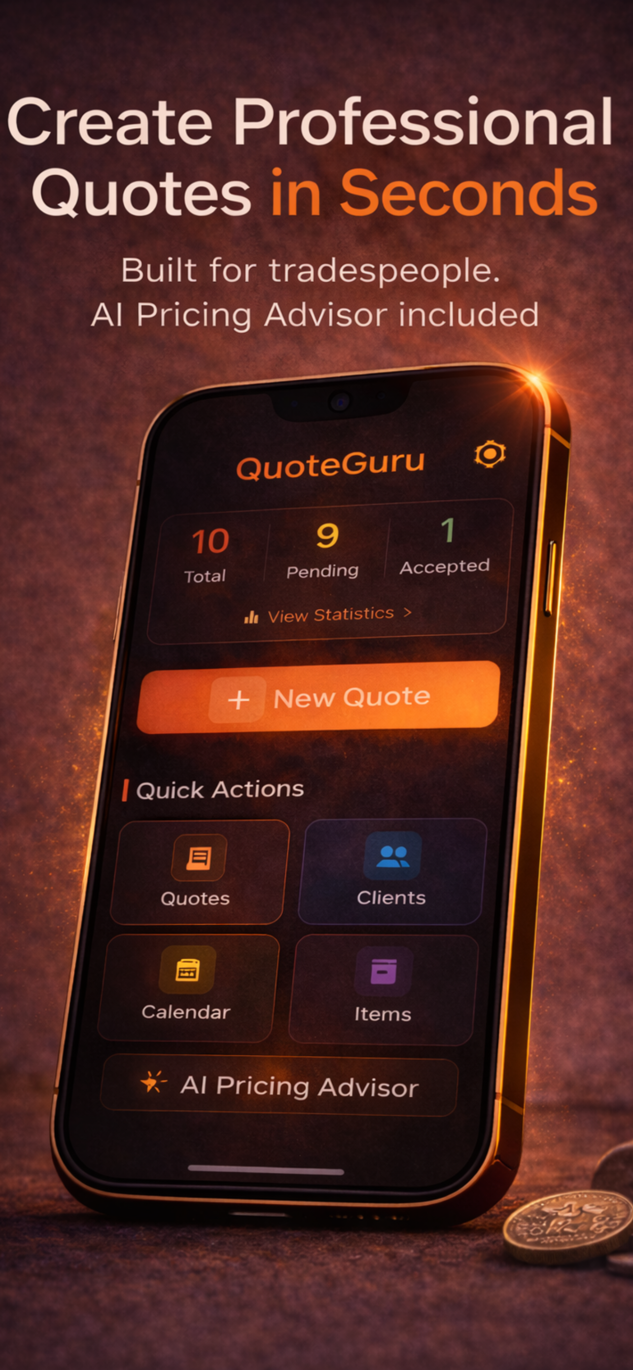 Screenshot 1 of QuoteGuru–Quote App for Trades