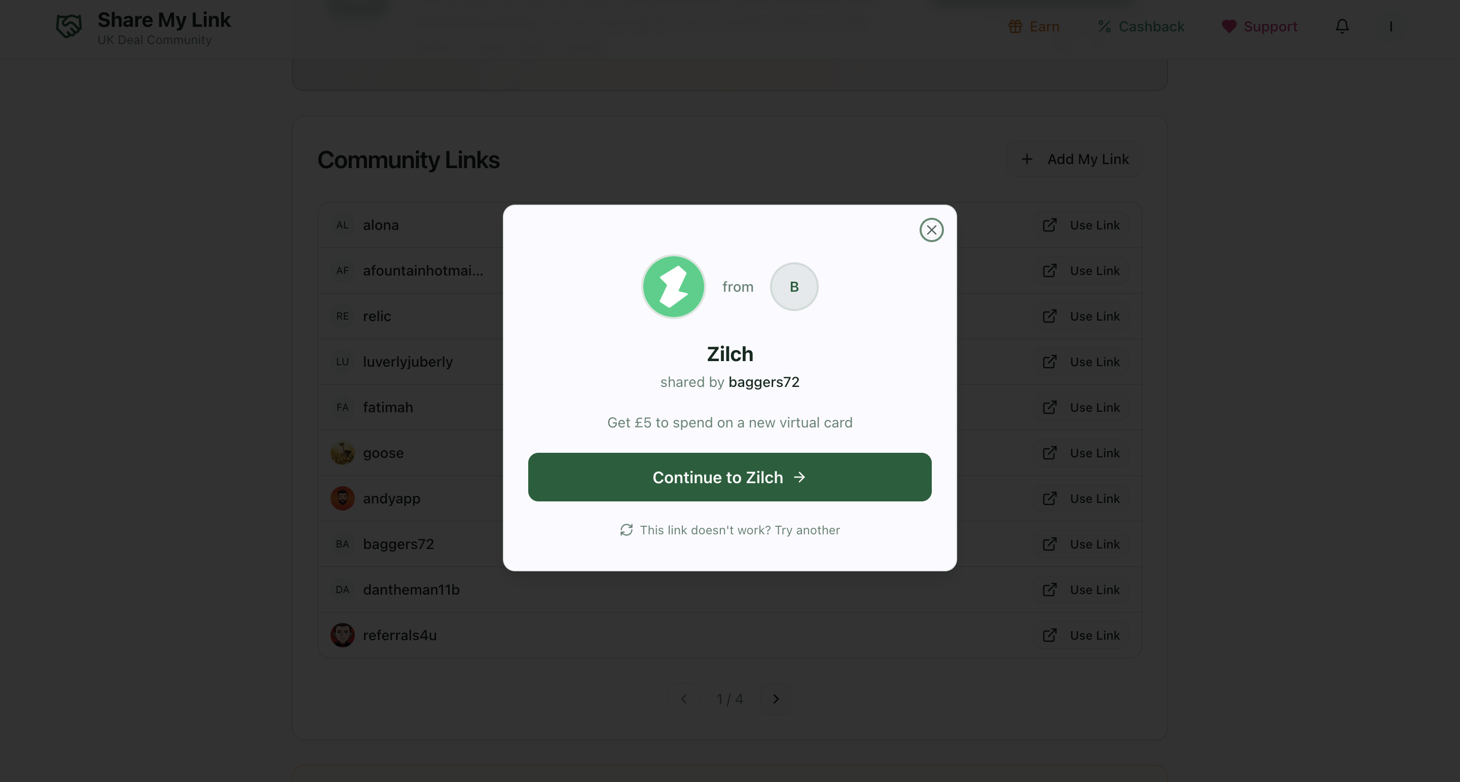 Screenshot 3 of Share My Link