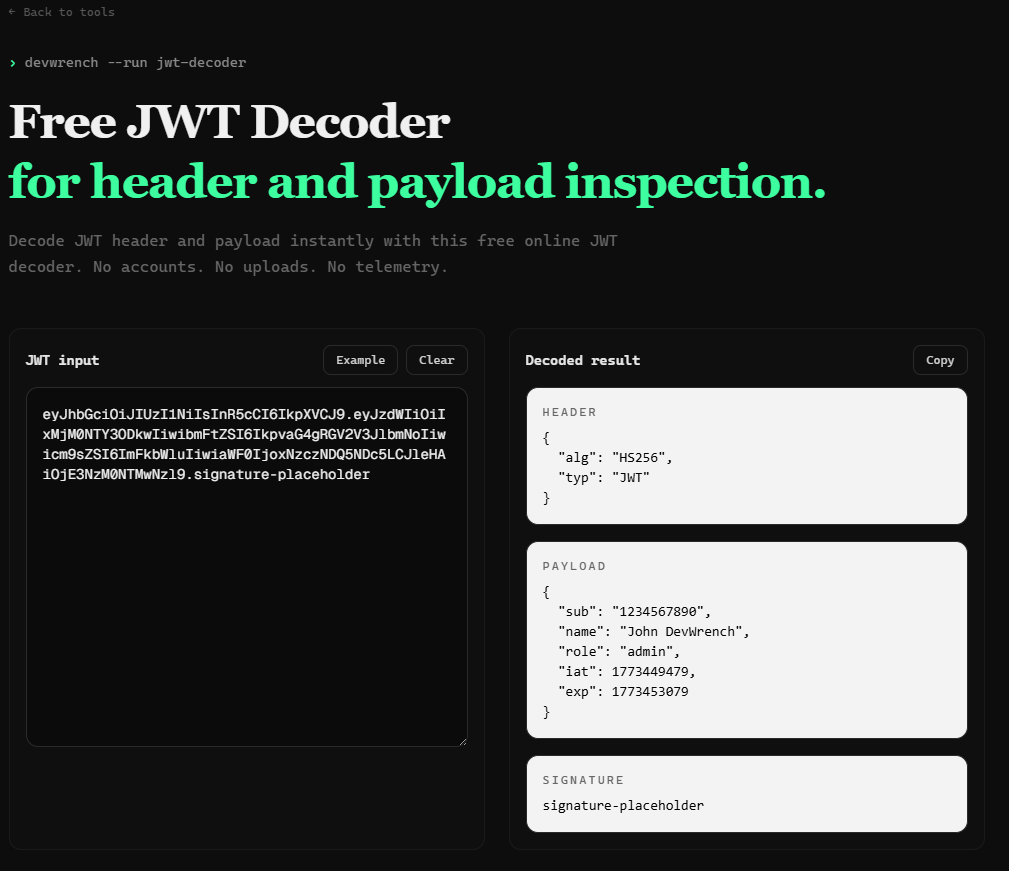 Screenshot 5 of DevWrench