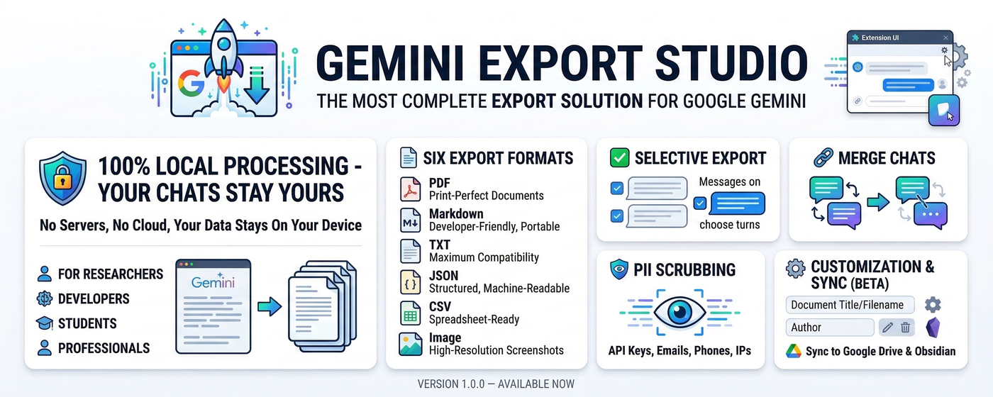 Screenshot 2 of Gemini Export Studio
