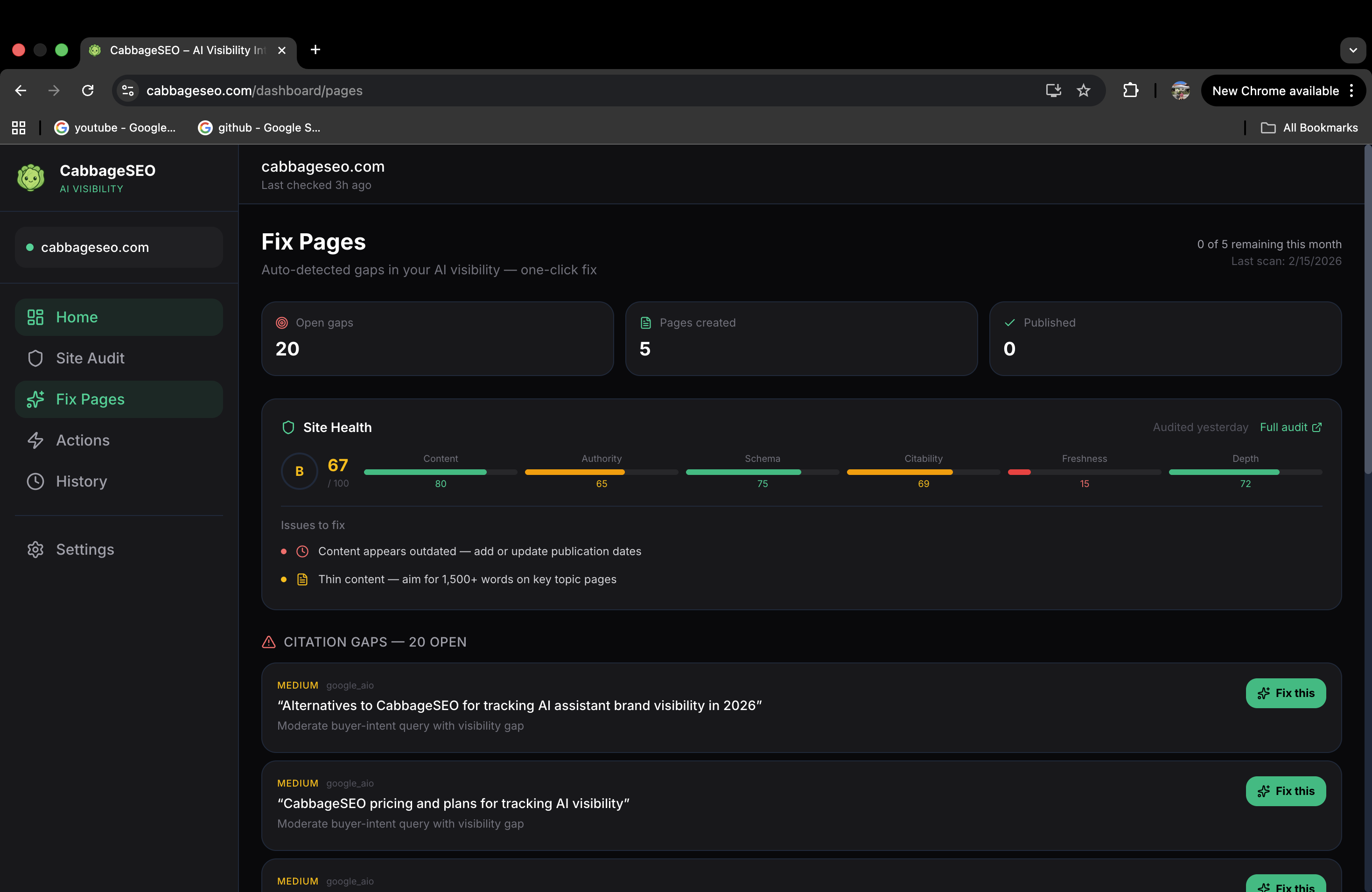 Screenshot 9 of cabbageSEO