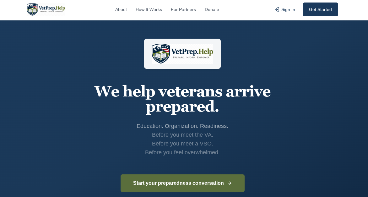 Screenshot 1 of VetPrep.Help