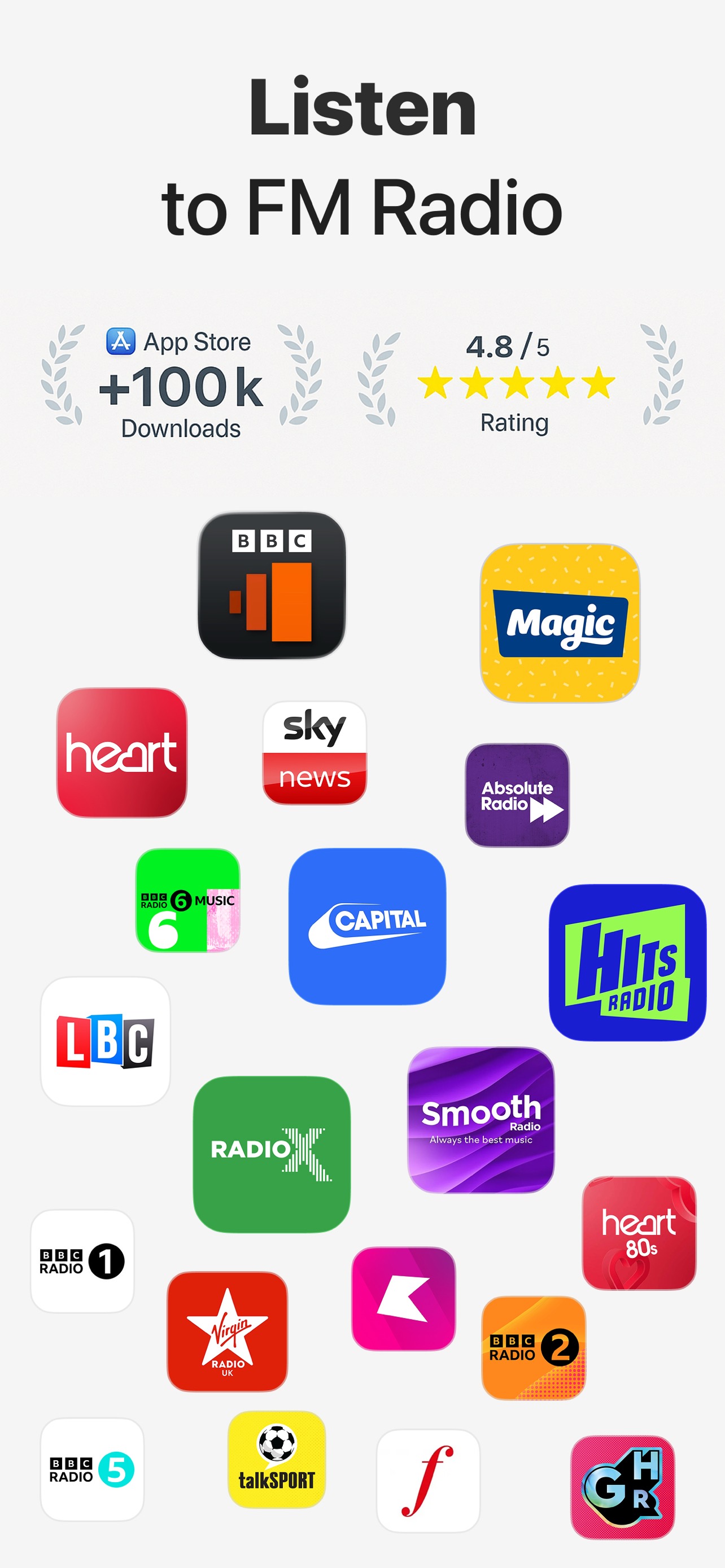 Screenshot 1 of Radddio - FM Radio Player App for iPhone