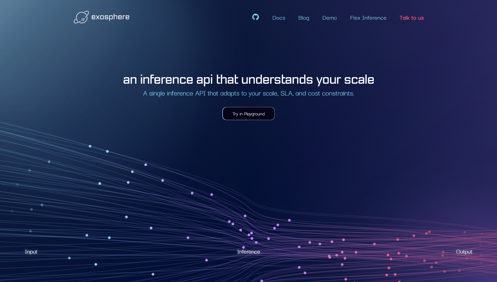 Screenshot 5 of Exosphere Flexible Inference API
