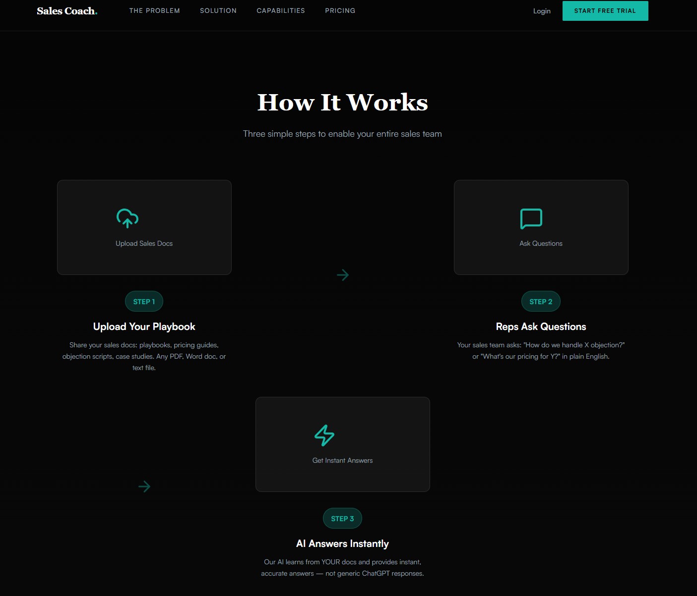 Screenshot 1 of Sales Coach