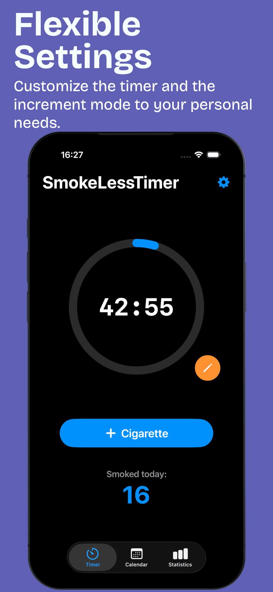 SmokeLessTimer - Reduce Smoking Gradually