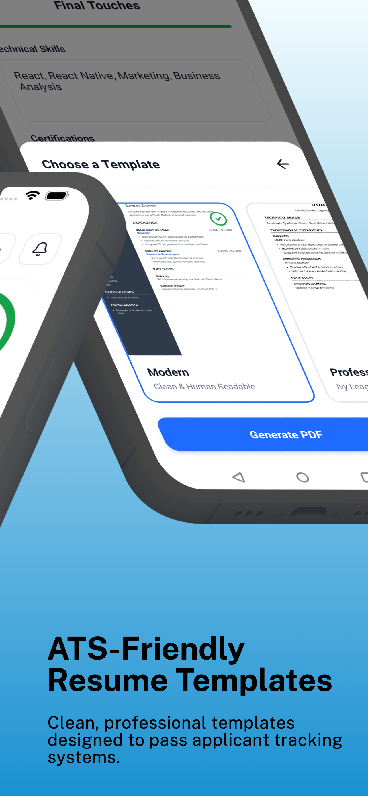 Screenshot 2 of ResumeRail