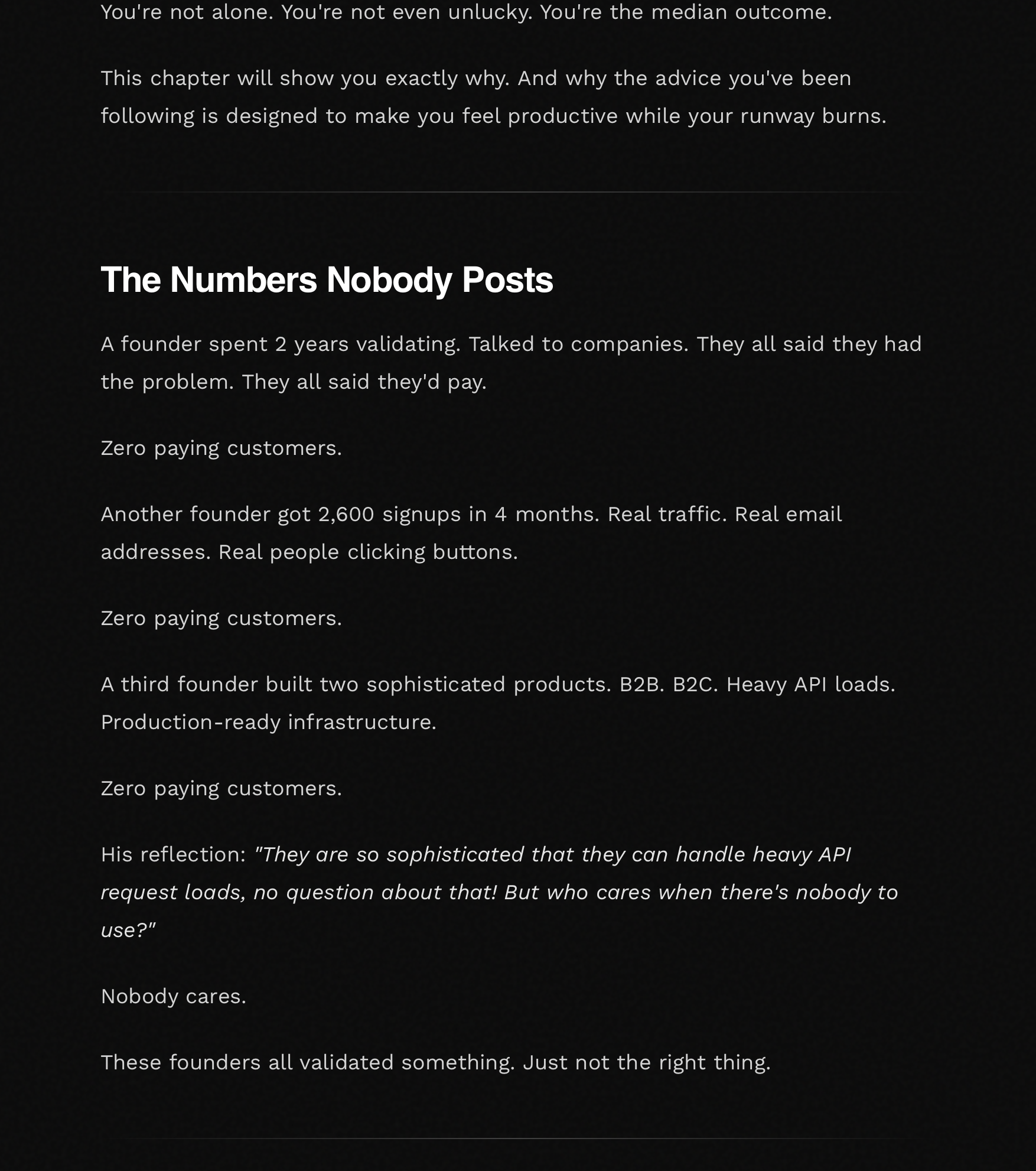 Screenshot 3 of The SaaS Validation Playbook