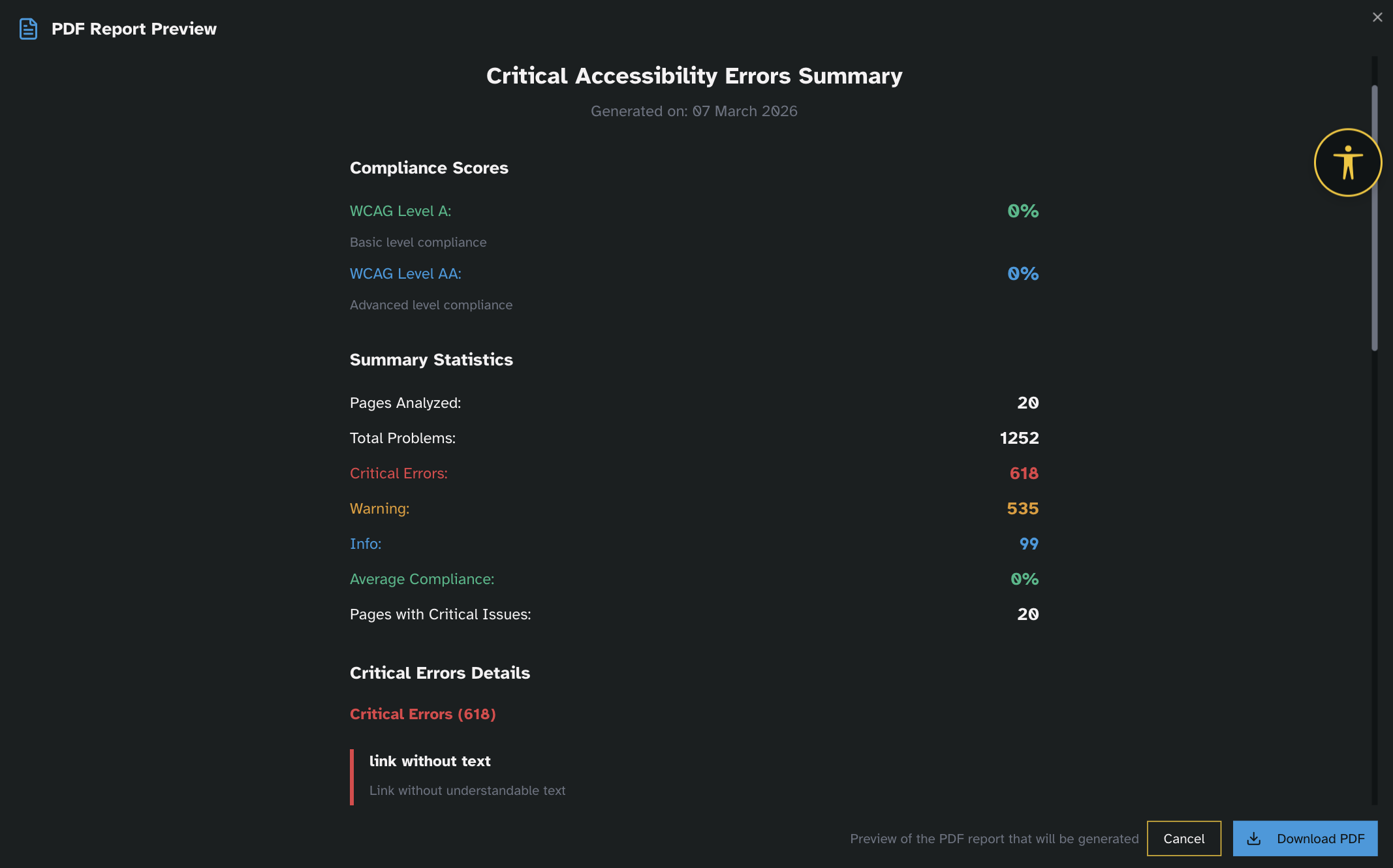 Screenshot 2 of Axessibly