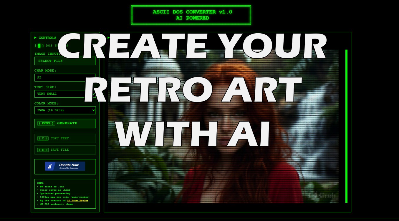 Screenshot 1 of ASCII Art Converter
