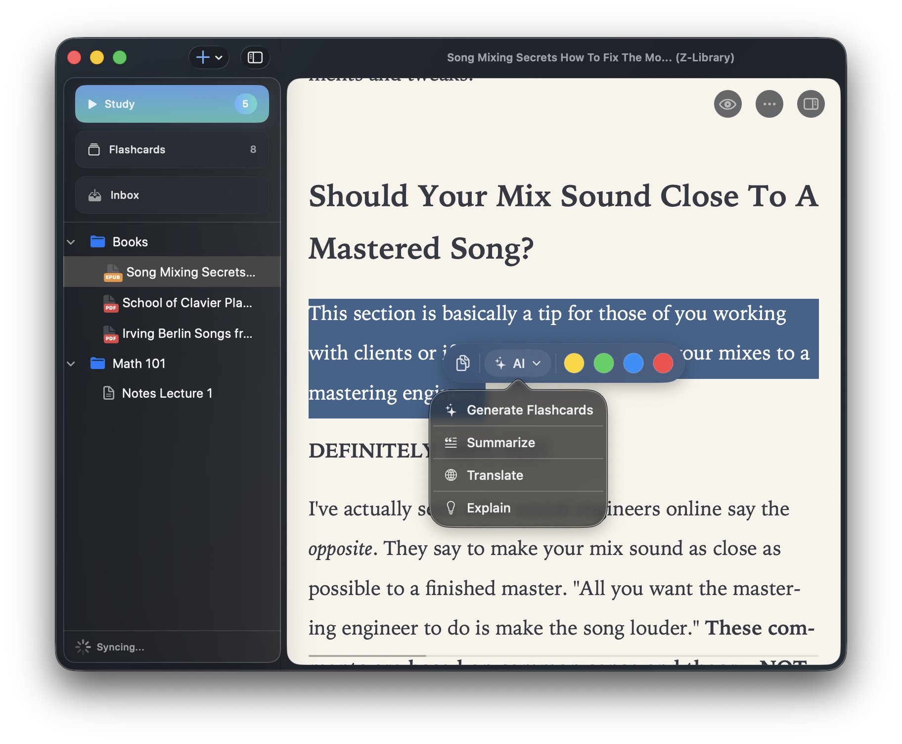 Screenshot 1 of Cuadernote