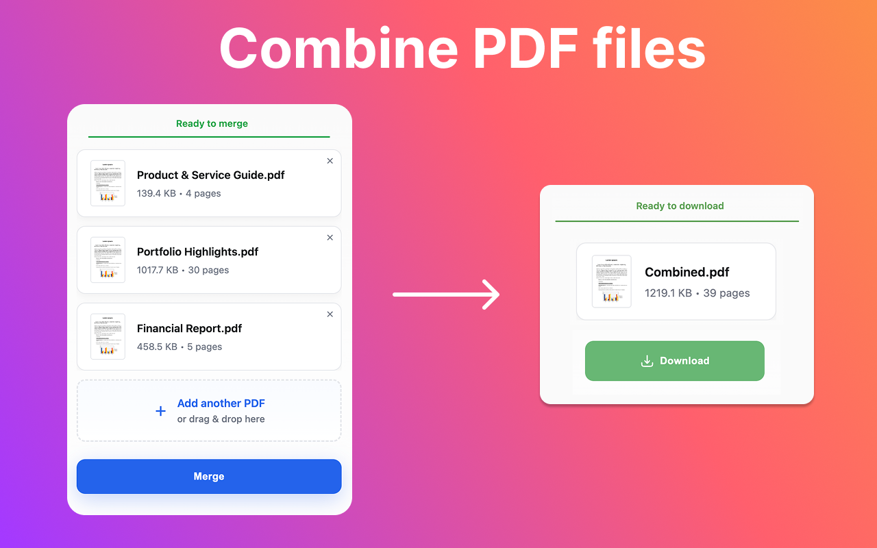 Screenshot 1 of Combine PDF