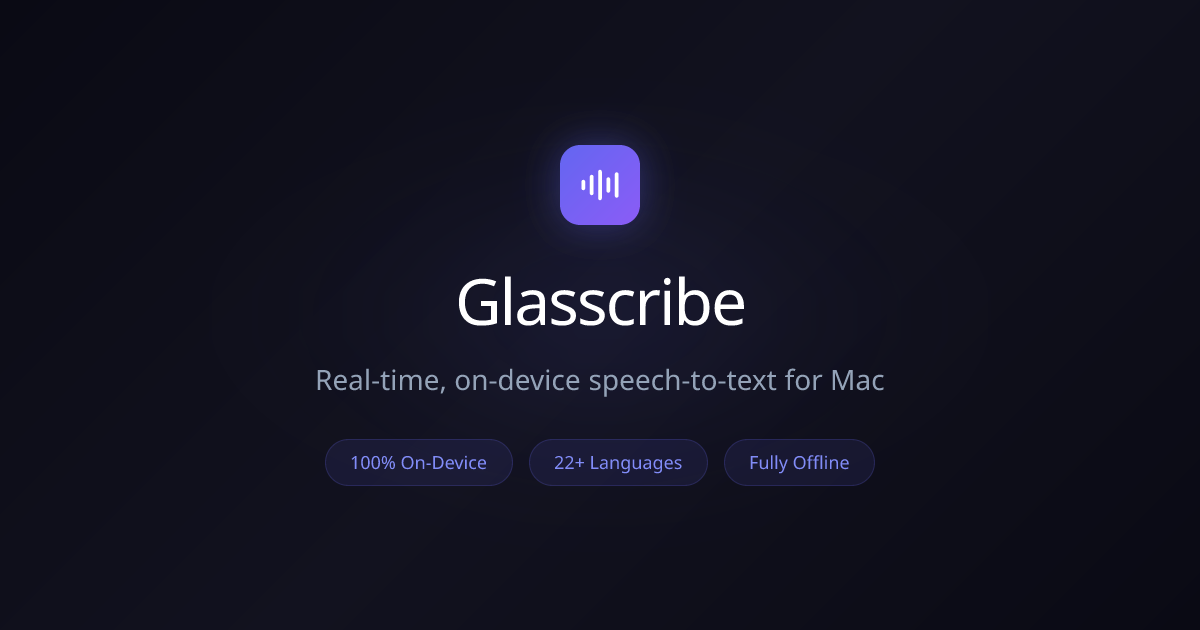 Screenshot 2 of Glasscribe