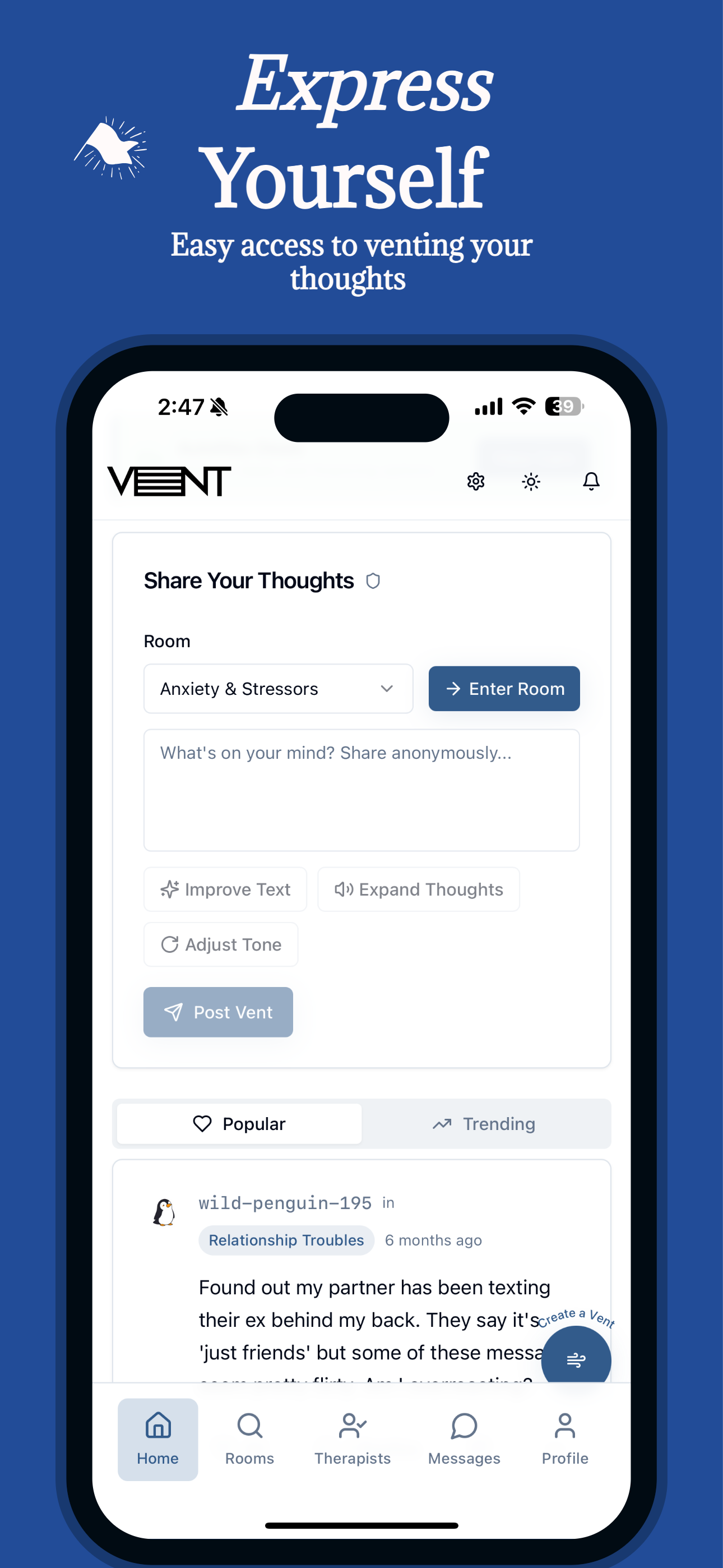 Screenshot 6 of The Vent App
