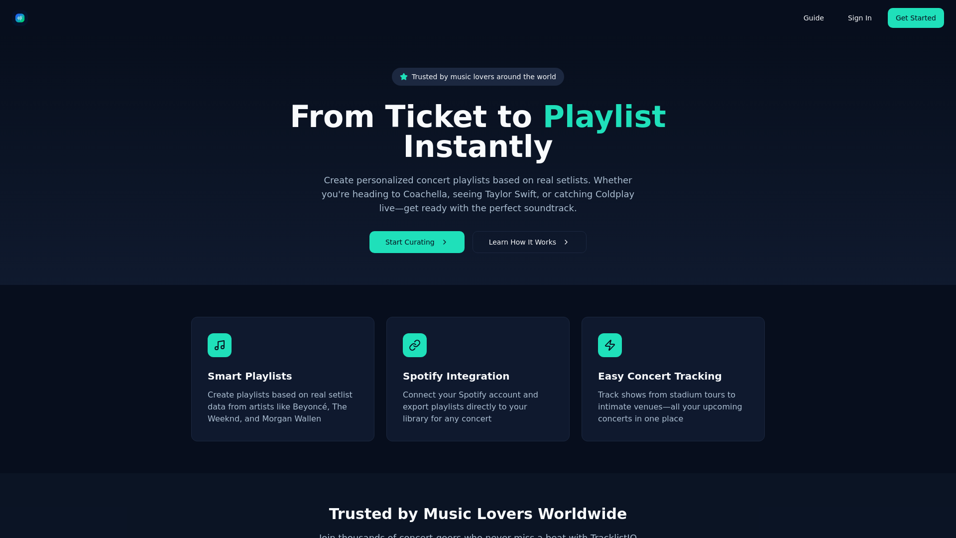 Screenshot 1 of TracklistIQ