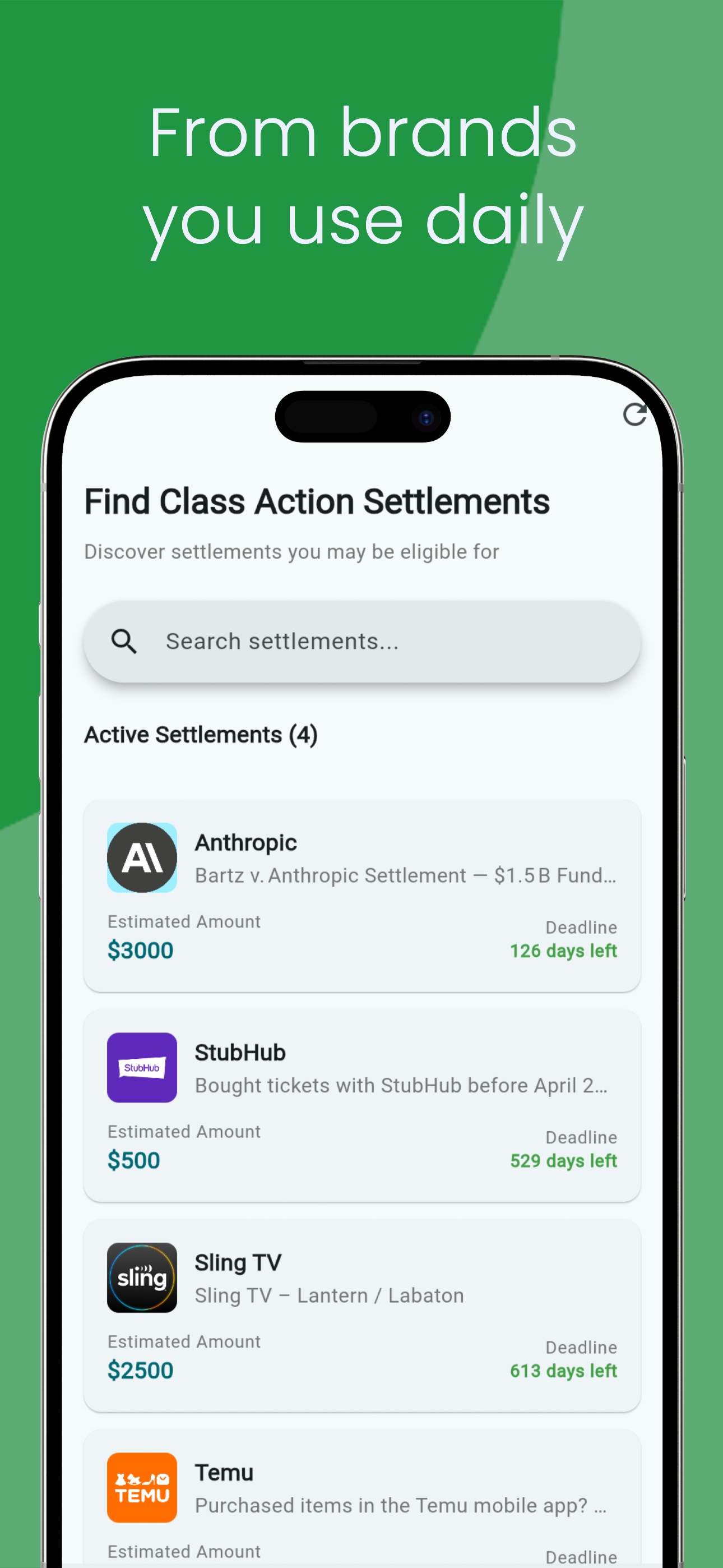 Screenshot 4 of Reclaimr - Find Money Companies Owe You