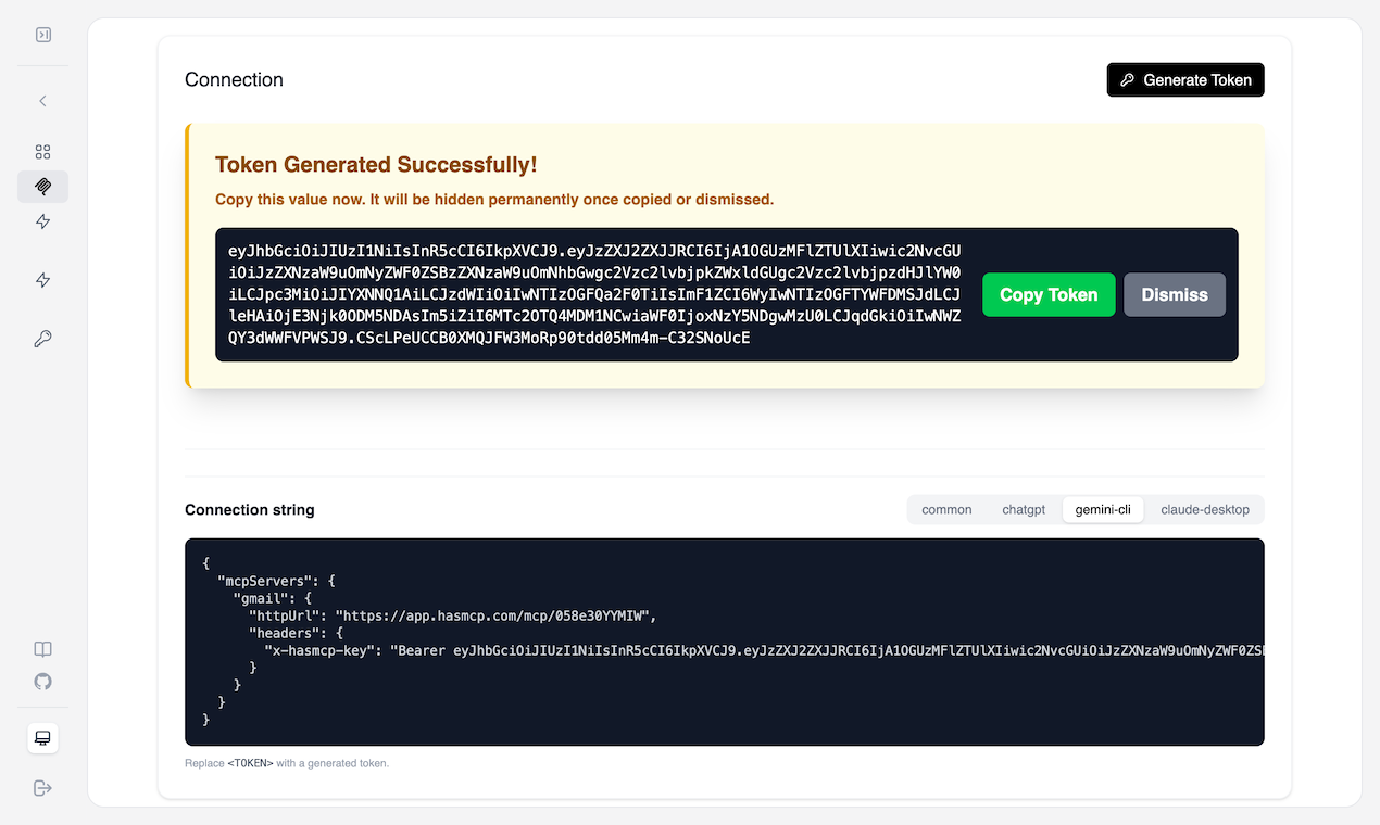 Screenshot 3 of HasMCP