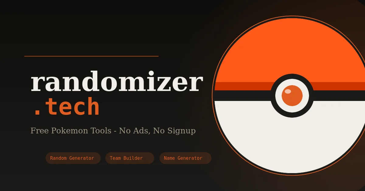 Screenshot 1 of Random Pokémon Generator