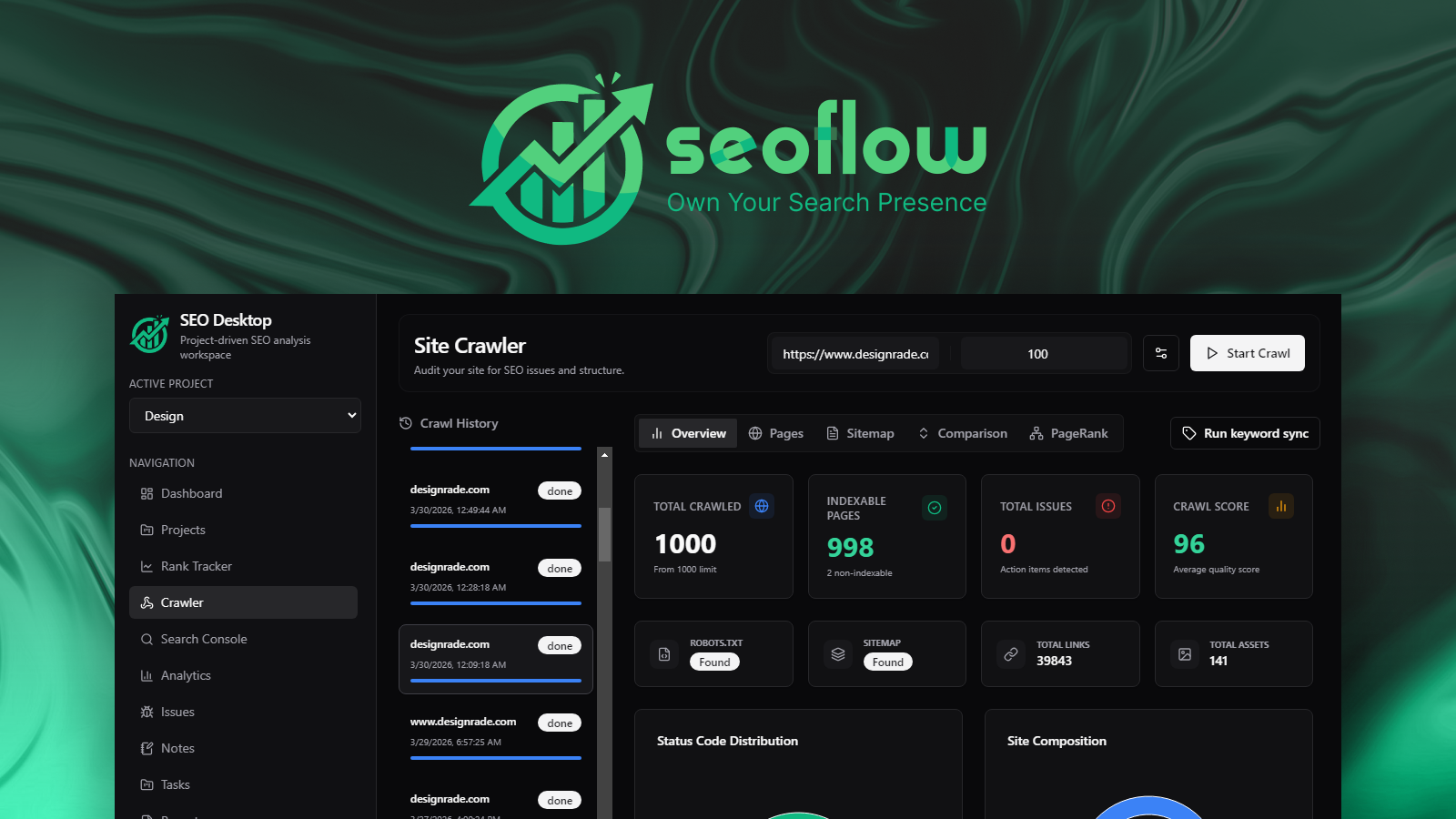Screenshot 1 of SEOflow