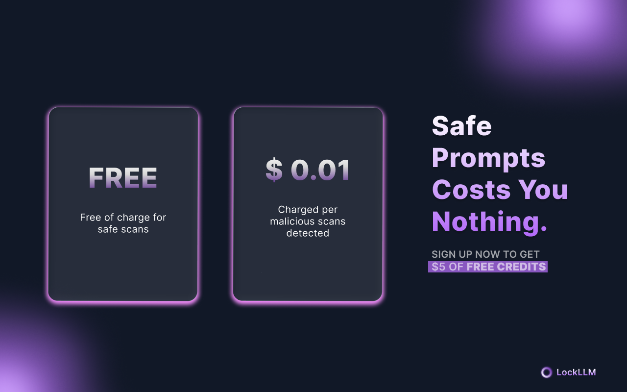 Screenshot 2 of LockLLM