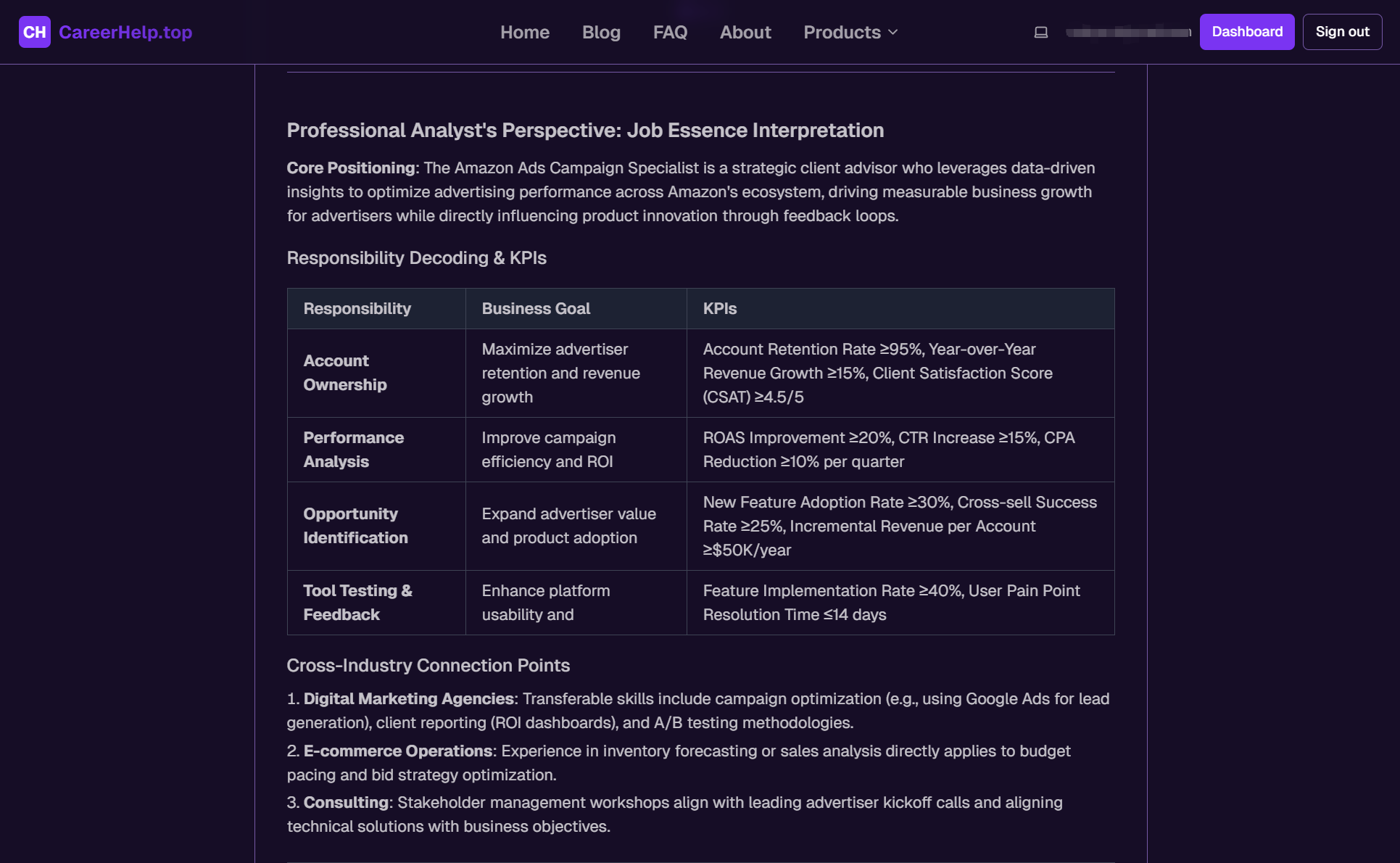 Screenshot 1 of CareerHelp