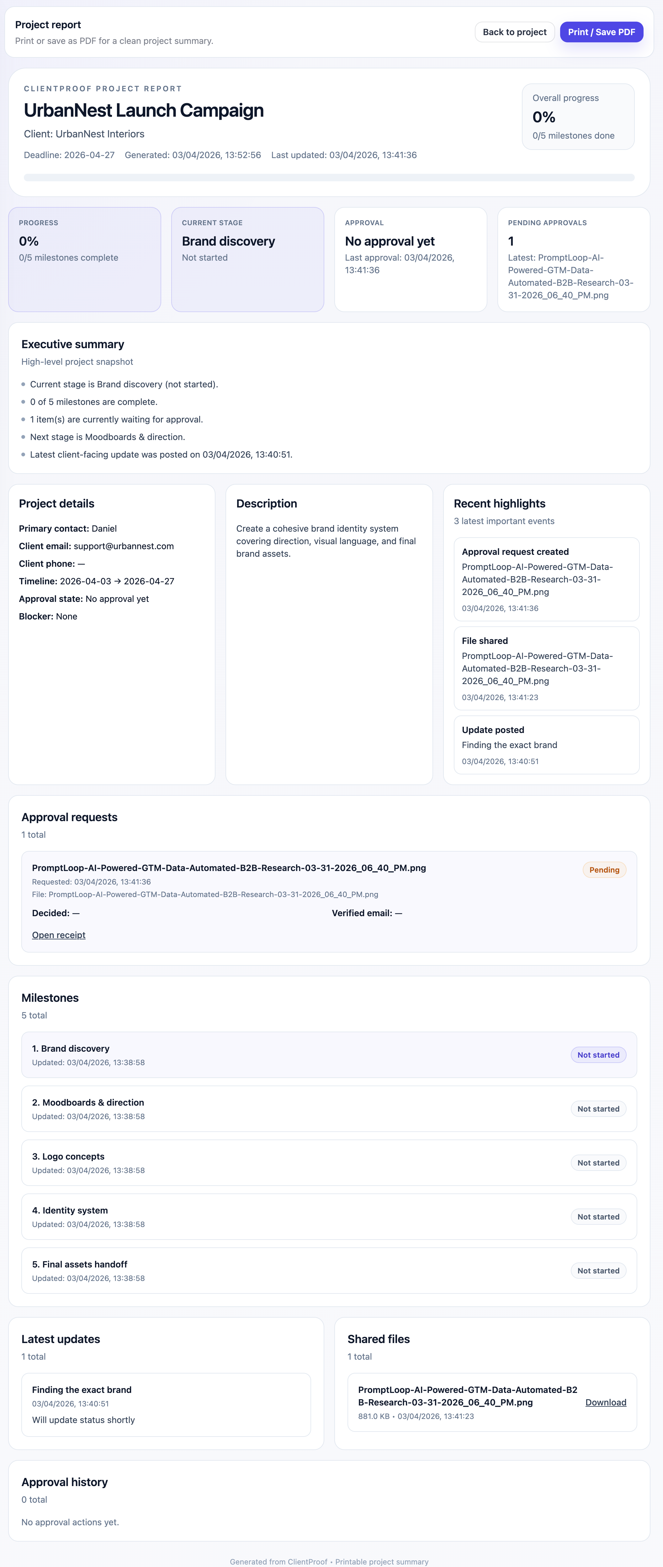 Screenshot 8 of ClientProof