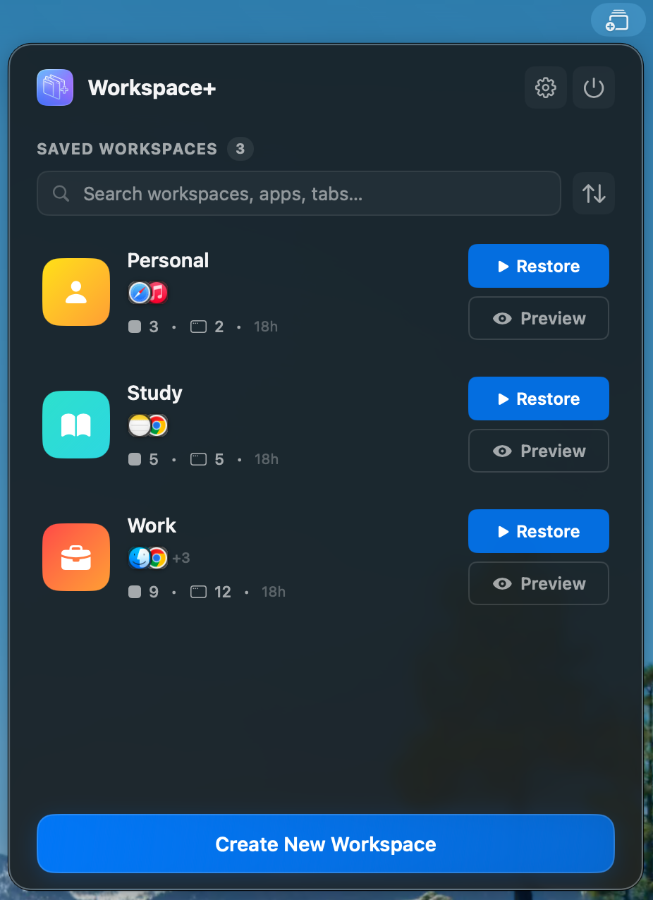 Screenshot 1 of Workspace+